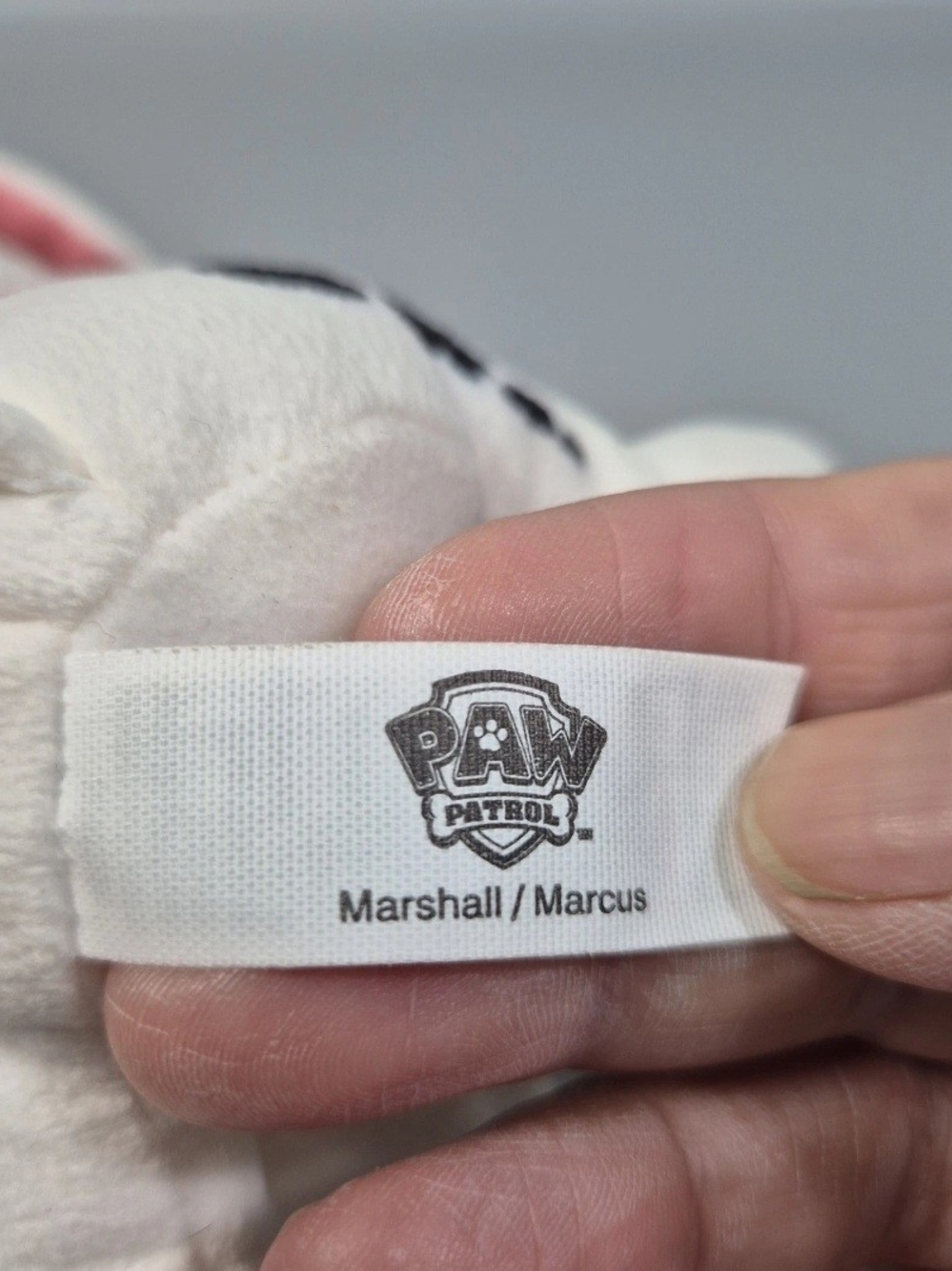 Paw Patrol Marshall Marcus Dalmatian Dog Plush Stuffed  Master 7" Pre Loved - Picture 6 of 6